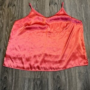 Apt. 9 Coral Satin Cami Top